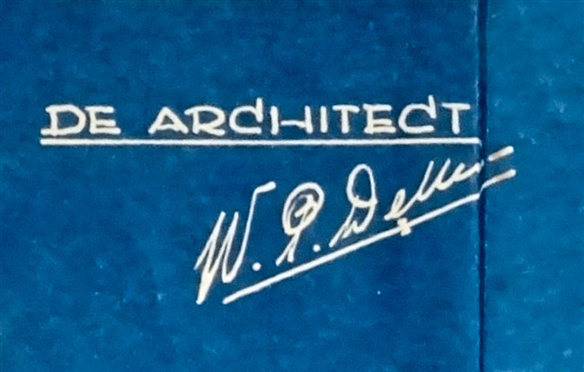 Delkens handtekening.
              <br/>
              Archief Delfzijl, 1933